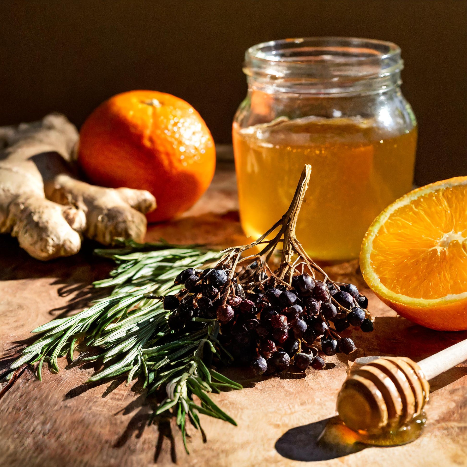 Elderberry  Syrup with Local Honey  