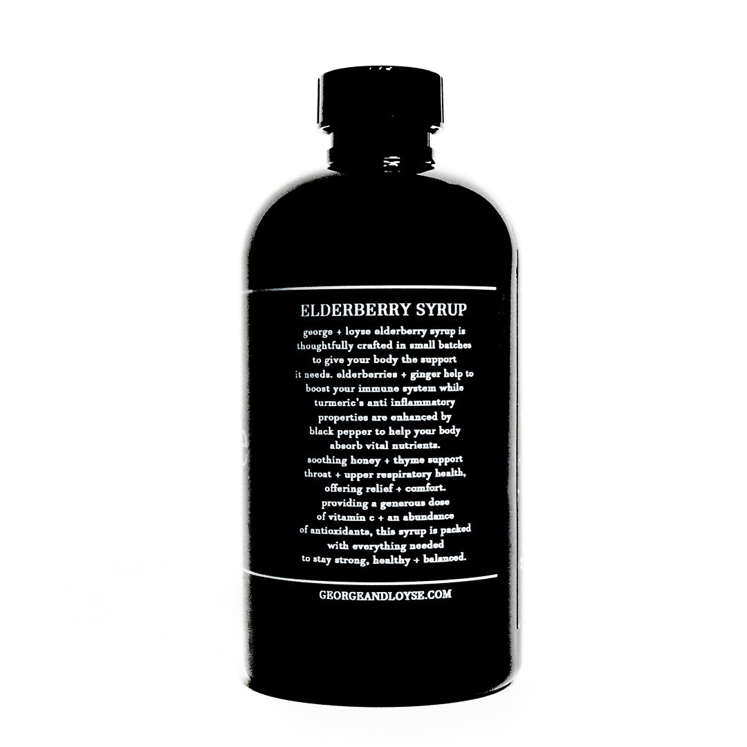 Local Elderberry syrup 