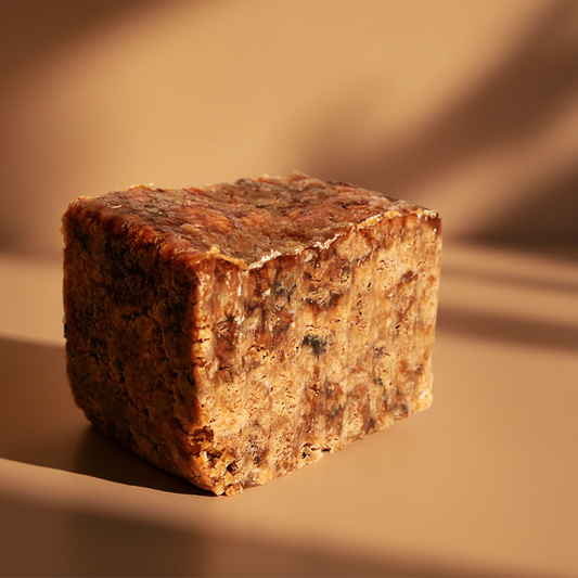 raw black soap